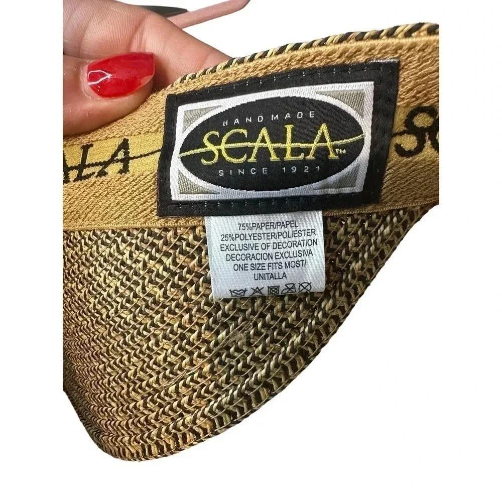 Scala Women's Kara Sewn Braid‎ Visor